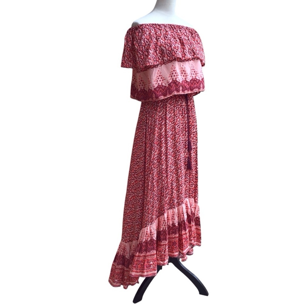 Nightcap Boho Ruffled Off The Shoulder Skirt Set NEW